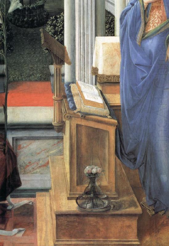 Details of The Annuncication, Fra Filippo Lippi